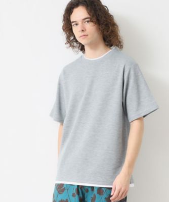 Dessin (Men) /デッサン 【吸水速乾/接触冷感/UV】鹿の子編みTシャツ(2002501449)