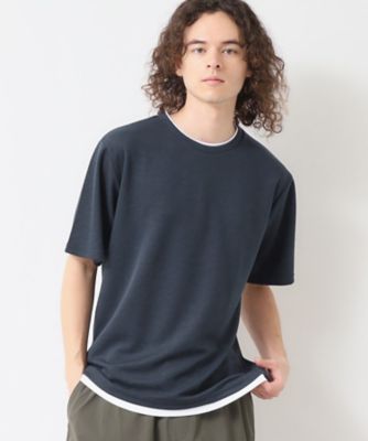 【吸水速乾／接触冷感／ＵＶ】鹿の子編みＴシャツ（２００２５０１４４９）