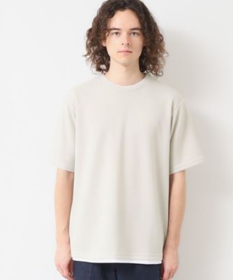 【吸水速乾／接触冷感／ＵＶ】鹿の子編みＴシャツ（２００２５０１４４９）