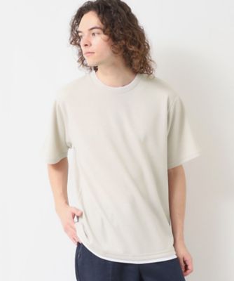 【吸水速乾／接触冷感／ＵＶ】鹿の子編みＴシャツ（２００２５０１４４９）