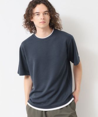 【吸水速乾／接触冷感／ＵＶ】鹿の子編みＴシャツ（２００２５０１４４９）