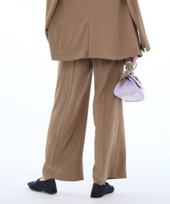 着心地抜群！】タックワイドパンツ（2002502202） | INDIVI