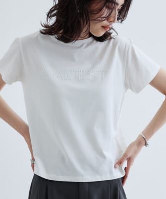 【接触冷感】パール調ロゴＴシャツ（２００２５０２２１８）