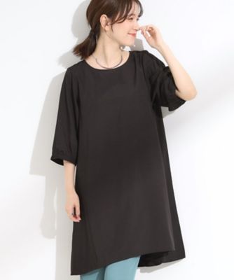SOLNI ワンピース SunsetPark ワンピース ハイライン スクエアネック デニム