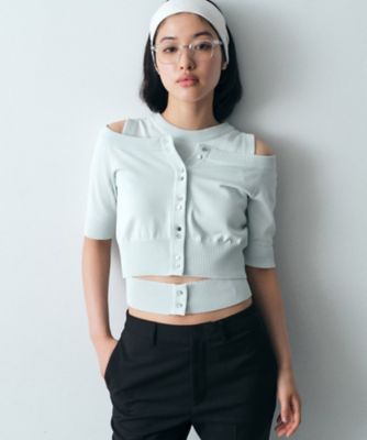 ｄｅｓｉｇｎ　ｋｎｉｔ　ｓｈｏｒｔ　ｃａｒｄｉｇａｎ（２００２５０２４２３）