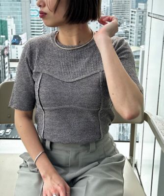 ＜GALLEST (Women)＞【ＺＯＺＯ・一部店舗限定】ビスチェレイヤードニット【半袖】（２００２５０２５８５）