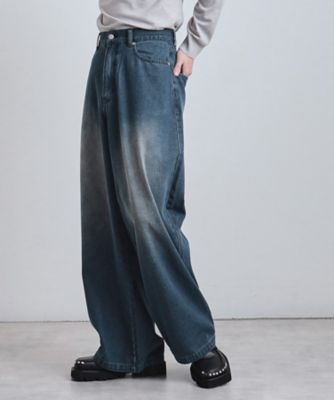 WEB限定】スーパーワイドバギーデニムパンツ