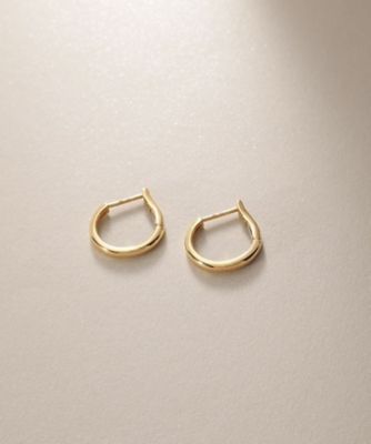 ＜COCOSHNIK (Women)＞Ｋ１８甲丸　ワンタッチピアス（２００２５０３０６８）