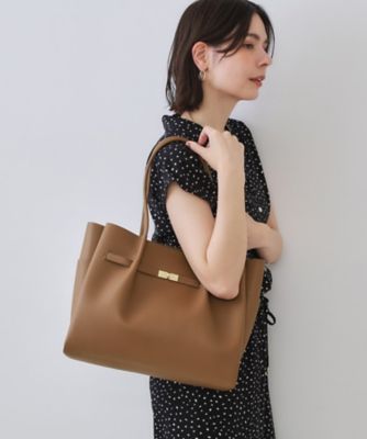 軽量／A4サイズ対応／通勤対応】フロントベルトデザイントート