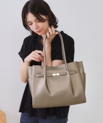 【お客ページ】 2WAY／多ポケット】3層セパレートミドルトートバッグ（トート