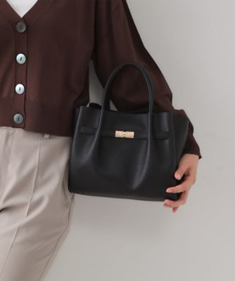 OPAQUE.CLIP (Women)/オペークドットクリップ【軽量/2WAY/通勤対応】フロントベルトデザインミドルトートバッグ(2002503156) クロ019 旅行用かばん・バッグ【三越伊勢丹/公式】