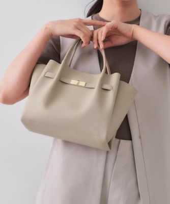 OPAQUE.CLIP (Women)/オペークドットクリップ【軽量/2WAY/通勤対応】フロントベルトデザインミドルトートバッグ(2002503156) ベージュ052 旅行用かばん・バッグ【三越伊勢丹/公式】