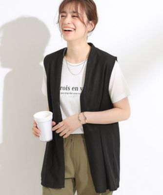 【２点セット】着回しいろいろ　ジレ＋ロゴＴシャツ（２００２５０３２５２）
