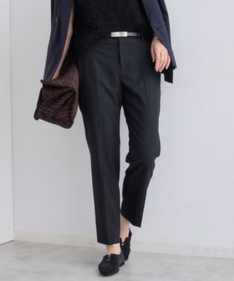 【送料無料】INDIVI L (Women/大きいサイズ)/インディヴィL【褒められパンツ/ウール混】スティックパンツ(2002503287) クロ019 パンツ・ズボン【三越伊勢丹/公式】