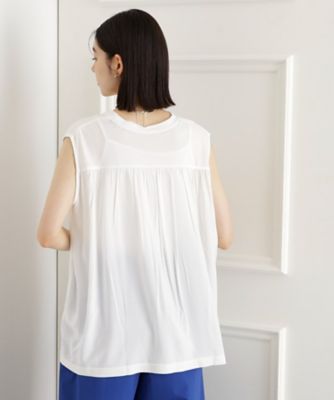異素材切替フォトプリントＴシャツ【洗える】（２００２５０３３９８）