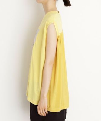 異素材切替フォトプリントＴシャツ【洗える】（２００２５０３３９８）