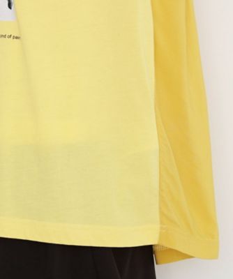 異素材切替フォトプリントＴシャツ【洗える】（２００２５０３３９８）