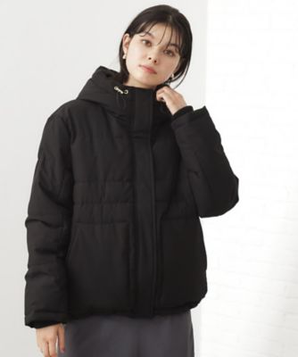 すっきり見えシルエット】上品ふわもこ中綿ブルゾン