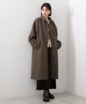 ジャージメルトンスタンドカラーコート（2002503406） | THE