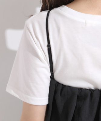 【Ｓ－ＬＬ／２点セット】バルーンキャミ＋Ｔシャツセット（２００２５０３４５６）