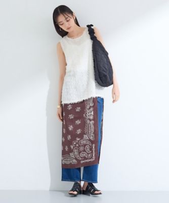 インナーとしても活躍！】フリンジジャカードチュニック