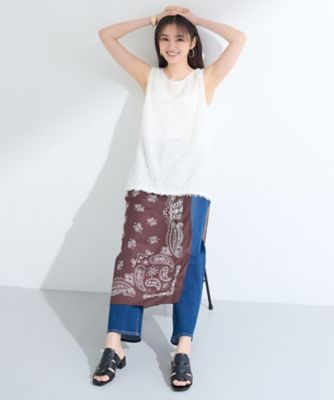 インナーとしても活躍！】フリンジジャカードチュニック