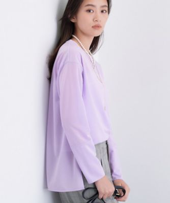ストレッチシアーロングTシャツ（2002504004