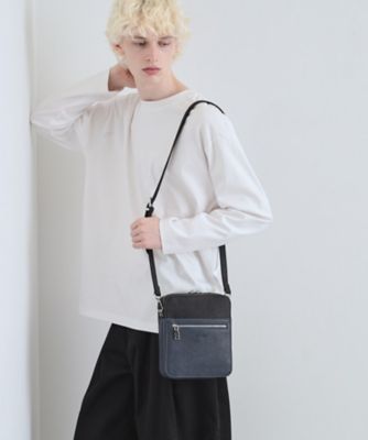 バイカラースクエアショルダーバッグ（2002504037） | tk