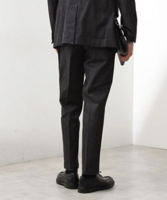 デニムパンツ、スラックスセット エバーデニムスラックス【色落ちしにくい／洗濯機OK／ストレッチ