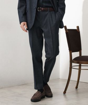 エバーデニムスラックス【色落ちしにくい／洗濯機OK