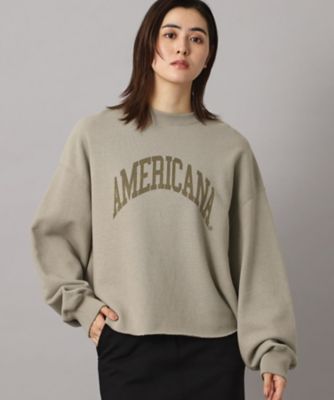 アメリカーナ Americana（アメリカーナ）ロゴスウェットプルオーバー
