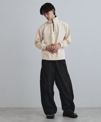 トップス TAKEO KIKUCHI sweat archive ポンチスウェードハーフジップ（2002504485） | tk