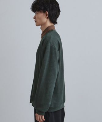 美品♡ レオナール カンカン素材 トリム ジャケット カーディガン 40 Sサイズ～】【尾州織】ショールカラー カーディガン