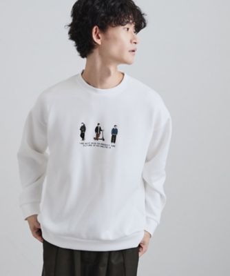 ピープル刺繍スウェット（2002504493） | tk. TAKEO