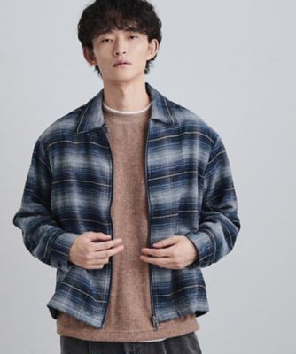 モールチェックZIPシャツ（2002504506） | tk. TAKEO