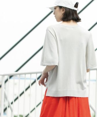 《６色展開／Ｓ－ＬＬサイズ》フレアスリーブニット【ＵＶ／接触冷感／抗ピル／洗濯機洗い可】（２００２５０４７５４）