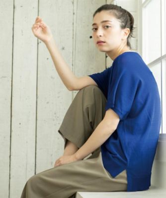 《６色展開／Ｓ－ＬＬサイズ》ドルマンスリーブニット【ＵＶ／接触冷感／洗濯機洗い可／抗ピル】（２００２５０５３０２）