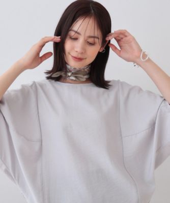 INDIVI S (Women/小さいサイズ)/インディヴィＳ 【洗える/5分袖/UVケア/SETUP可能】モモンガスリーブブラウス(2002505303)