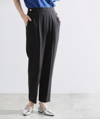 【SALE】GROVE (Women)/グローブ【洗える/美脚ラインキープ】テーパードパンツ(2002505531) クロ019 パンツ・ズボン【三越伊勢丹/公式】