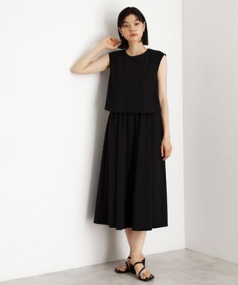 THE SHOP TK (Women)/ザショップティーケー ドッキングワンピース【接触冷感／撥水／ＵＶカット／洗濯機ＯＫ】（２００２５０５５３４）