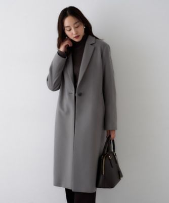 スタイリッシュ／オンオフ兼用】ウールチェスターコート