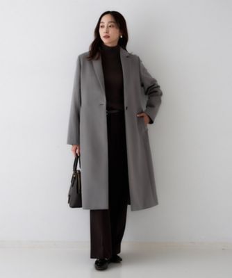 スタイリッシュ／オンオフ兼用】ウールチェスターコート