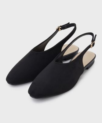 ＜THE SHOP TK (Women)＞スウェードバックストラップシューズ（２００２５０５５６４）