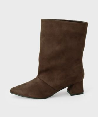 ワイドシャフトフェイクスエードブーツ（2002505570） | THE