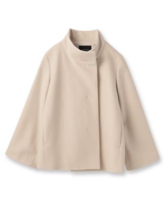 着回しが効く／オンオフアウター】ウールショートコート
