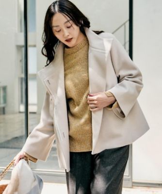 ウールショートコート（2002505669） | UNTITLED