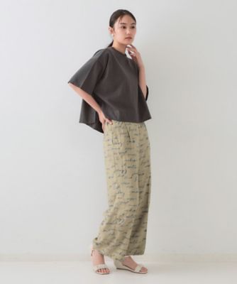 《５色展開》ワイドシルエットＴシャツ【洗濯機洗い可】（２００２５０５６９６）
