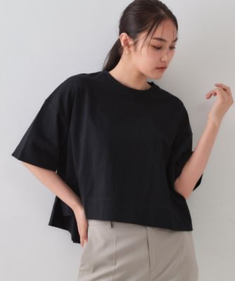 《５色展開》ワイドシルエットＴシャツ【洗濯機洗い可】（２００２５０５６９６）