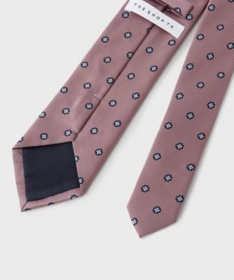 マルチフラワーデザインネクタイ 【洗濯機OK