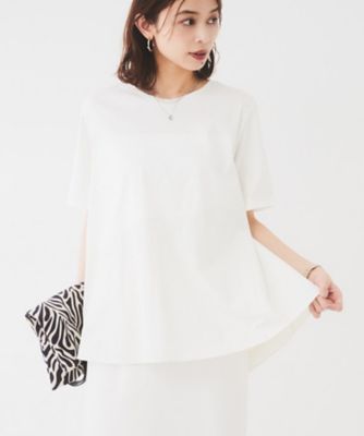 【ＵＶカット／接触冷感／Ｔシャツ】異素材ドッキングペプラム（２００２５０５７５０）